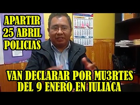ABOGADO DE VICTIM4S DEL 9 ENERO DE JULIACA DENUNCIA QUE QUIEREN LLEVAR LAS CARPETAS LIMA..