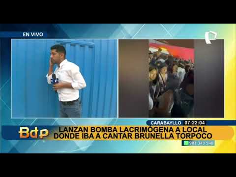 Carabayllo: lanzan bombas lacrimógenas en local donde se iba a realizar concierto de salsa (2/2)