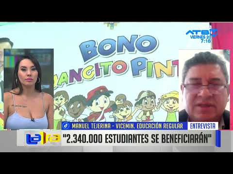 Inicio del pago del Bono Juancito Pinto será en la segunda semana de octubre