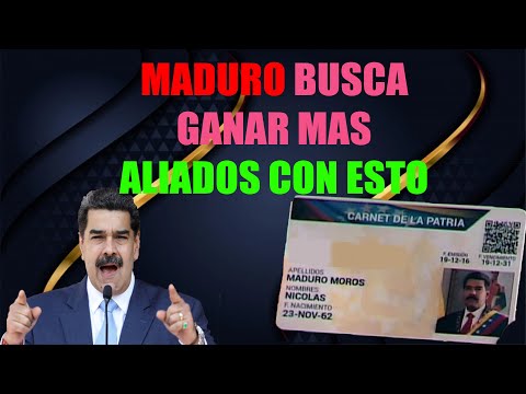 MADURO BUSCA GANAR MAS ALIADOS CON ESTO - ENTERESE