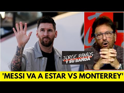 MESSI VA A JUGAR con INTER MIAMI vs RAYADOS en CONCACHAMPIOS: Jorge Ramos | Jorge Ramos y Su Banda