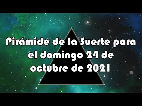 Lotería de Panamá - Pirámide para el domingo 24 de octubre de 2021