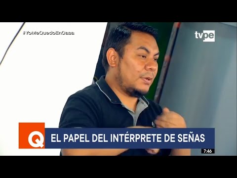 Conoce a Moisés Piscoya Arteaga, intérprete de lengua de señas, de TVPerú
