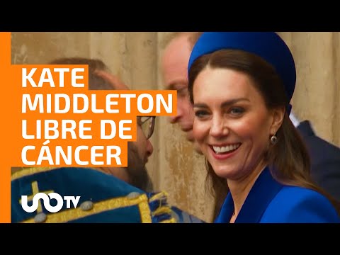 Kate Middleton anuncia que está libre de cáncer