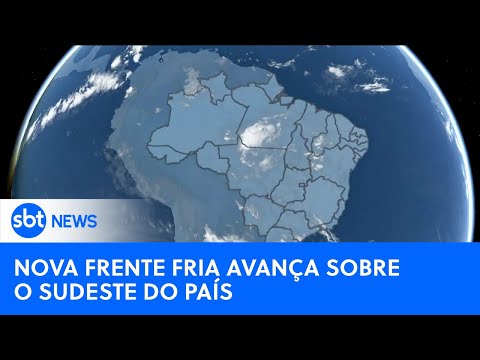 Nova Frente Fria Avança sobre o Sudeste Brasileiro |#SBTNewsnaTV(01/02/24)