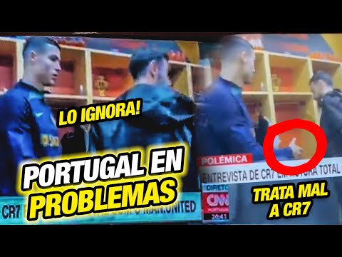 Cristiano Ronaldo IGNORADO por Bruno Fernandes - PROBLEMA del VESTUARIO de PORTUGAL en el MUNDIAL