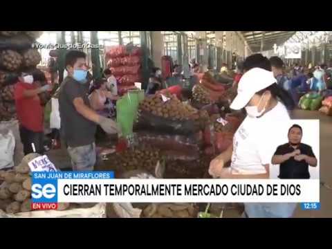 COVID-19 en el Perú: Cierran temporalmente mercado Ciudad de Dios