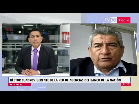 Noticias Mañana | Héctor Cuadros, gerente de la Red de Agencias del Banco de la Nación - 25/01/2023
