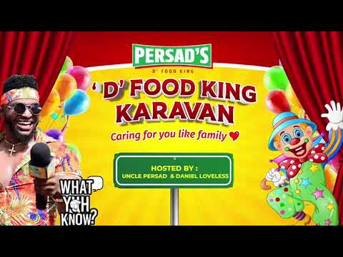 LOOK OUT FOR THE KING’S KARAVAN COMING YOUR WAY FROM PERSAD’S D FOOD KING!!!!!
