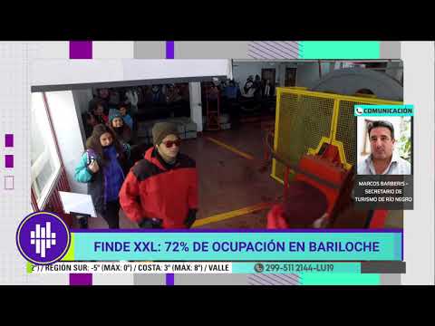 Finde XXL con un 72% de ocupación en Bariloche