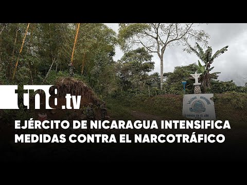 El Ejército de Nicaragua incautó varios paquetes de marihuana en Jalapa