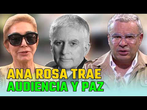 LECCION para PAOLO VASILE y JORGE JAVIER Ana Rosa trae PAZ poderío AUDIENCIA y a ORTEGA CANO