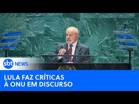 SBT News na TV: Em Nova York, Lula critica falta de vitalidade da ONU