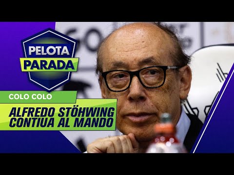 Alfredo Stöhwing seguirá al mando de COLO COLO - Pelota Parada