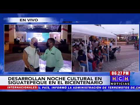 Realizan noche cultural celebrando el Bicentenario de Independencia en Siguatepeque