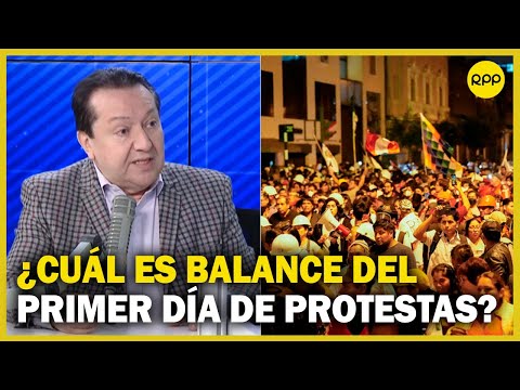 Sobre la 'Toma de Lima': Las protestas no lograron paralizar al país, indica Luis Benavente