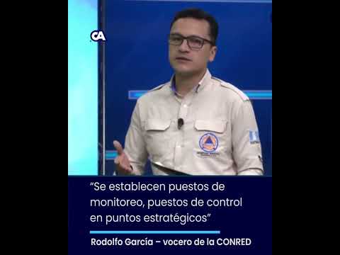 ? Rodolfo García, vocero de Conred hablo sobre el Sistema Nacional de Prevención en Semana Santa