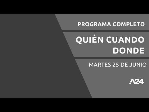 CASO LOAN + Patricia Bullrich en Corrientes  #QuiénCuándoDónde PROGRAMA COMPLETO 25/6/2024