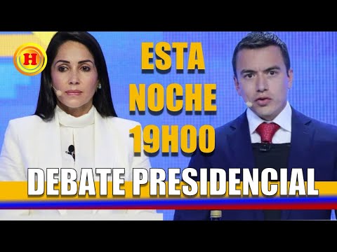 Debate presidencial con los candidatos a la presidencia de la República