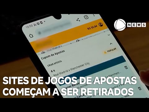 Sites de jogos de apostas começam a ser retirados do ar nesta sexta-feira