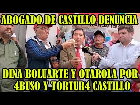 PRESENTAN DENUNCIA CONTRA DINA BOLUARTE Y OTARALO MENCIONÓ EL ABOGADO DE PEDRO CASTILLO..