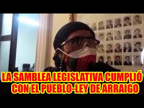 ASAMBLEA LEGISLATIVA PLURINACIONAL APROBO LEYES IMPORTANTES COMO LA LEY DE ARRAIGO...