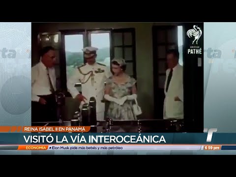 La reina Isabel II visitó Panamá el 29 de noviembre de 1953