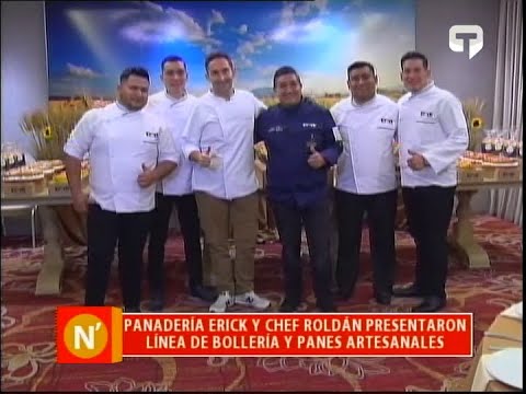 Panadería Erick y Chef Roldán presentaron línea de bollería y panes artesanales