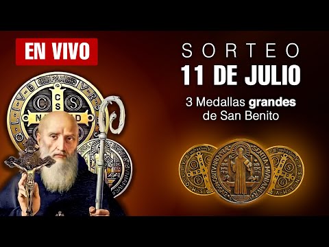 SORTEO de 3 medallas de San Benito -  EN VIVO ? #novena #sanbenito