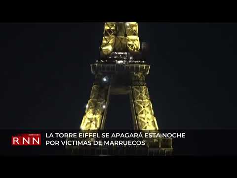 Torre Eiffel se apagará por víctimas de sismo en Marruecos