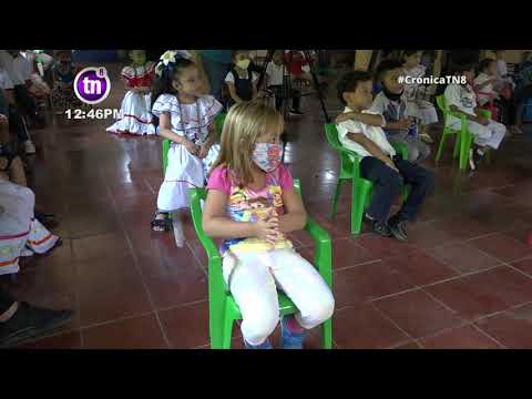 Niños de educación inicial conmemoran 40 años de la Cruzada de Alfabetización - Nicaragua