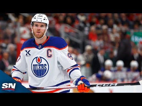 Oilers Connor McDavid Tees Up Jack Roslovic For His 1,100th Career Point