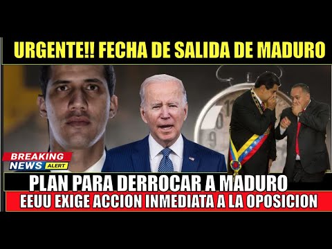 PLAN para derrocar a MADURO EEUU solicita accion conjunta con Juan Guaido