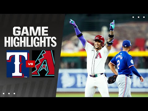 Rangers vs. D-backs Game Highlights (9/11/24) | MLB Highlights