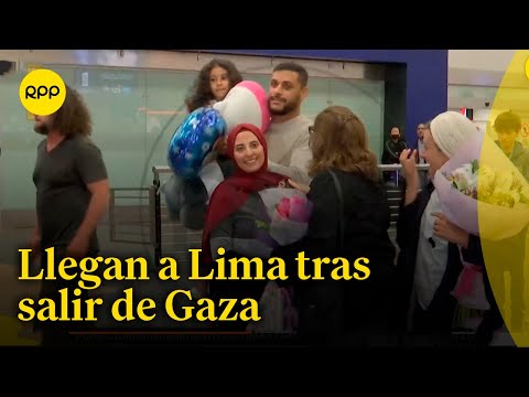Niña peruana junto a su madre llegaron a Lima tras salir de Gaza
