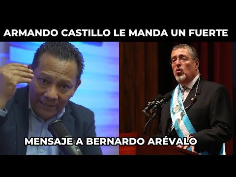ARMANDO CASTILLO LE EXIGE A BERNARDO ARÉVALO QUE SE BAJE EL SUELDO POR HABERLO PROMETIDO, GUATEMALA