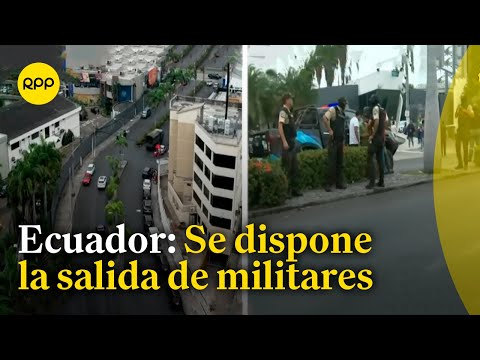 Presidente de Ecuador declara conflicto armado interno y dispone la salida de militares