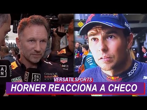 ASI REACCIONA CHRISTIAN HORNER a PALABRAS de CHECO PEREZ sobre MAX VERSTAPPEN GRAN PREMIO BRASIL F1