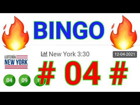 BINGO HOY....!! ((( 04 ))) loteria NEW YORK/ UN SÓLO NÚMERO PARA HOY/ NÚMEROS RECOMENDADOS PARA HOY