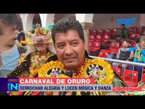 Oruro continuó con la celebración del Carnaval este domingo