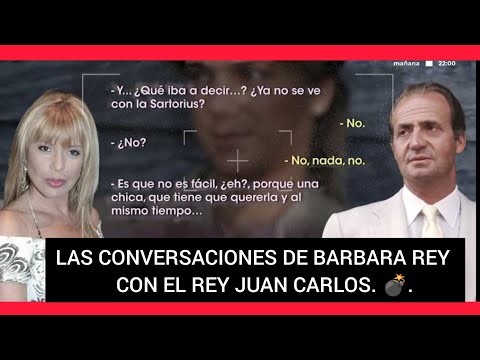 ?LOS AUDIOS DE BARBARA REY Y EL REY JUAN CARLOS HABLANDO DE LAS INFANTAS Y DE SU HIJO FELIPE