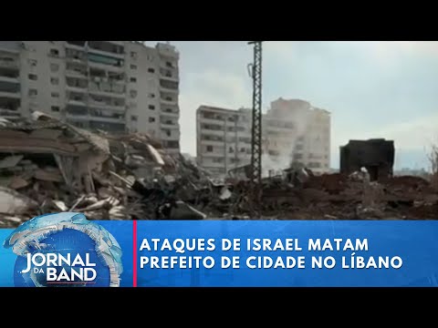 Ataques de Israel matam prefeito de cidade no Líbano | Jornal da Band