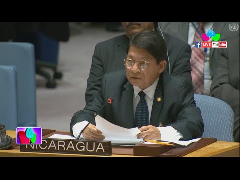Discurso del Gobierno de Nicaragua en el debate del Consejo de Seguridad de la ONU