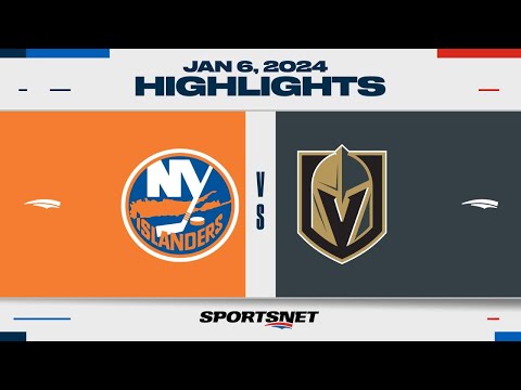 NHL Highlights | Islanders vs. Golden Knights - January 6, 2024
