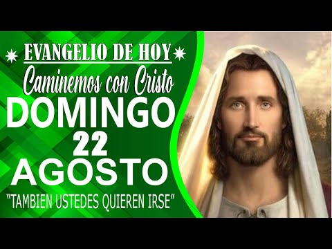 LECTURA DEL DIA DE HOY, EVANGELIO DEL DIA, DOMINGO 22 DE AGOSTO, TAMBIEN USTEDES QUIEREN DEJARME