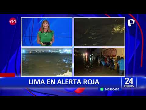 ¡Atención! Lima Metropolitana ingresa a alerta roja por lluvias, informa Senamhi