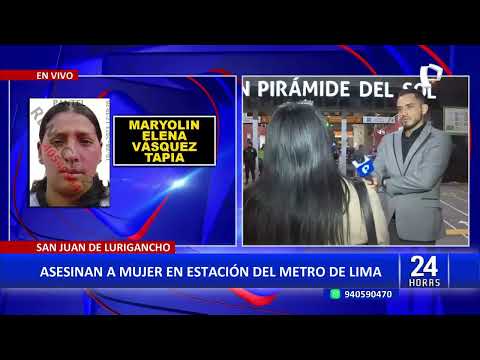 Crimen en el Metro de Lima: mujer es asesinada a balazos en estación Pirámide del Sol en SJL