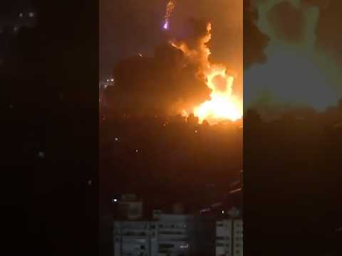 Huge Blasts Near Beirut Airport as Israel Intensifies Attack