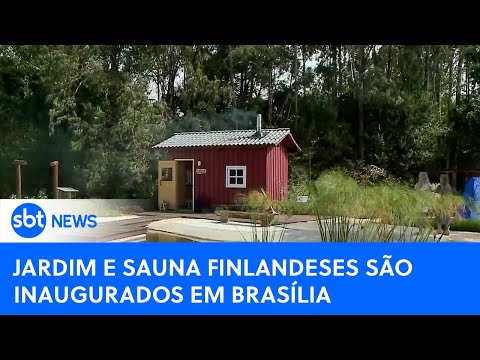 Jardim no estilo finlandês é inaugurado em Brasília | #SBTNewsnaTV (17/06/24)