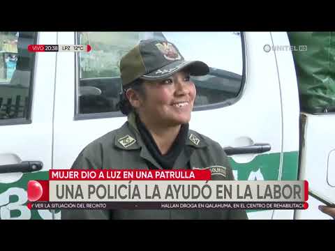 Parto en una patrulla: Una mujer dio a luz al ser evacuada en medio de conflictos en La Paz